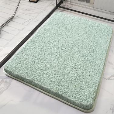 Imagem de Tapetes de banho luxuosos, tapetes macios e felpudos, microfibra super absorvente, pelúcia fofa, lavável na máquina, antiderrapante, ideal para chuveiro e banheira, perfeito para decoração de casa
