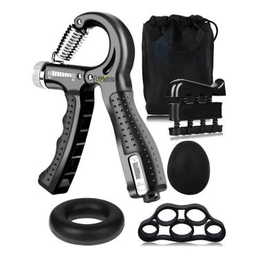 Imagem de Kit Hand Grip Para Fortalecimento De Mãos Dedos Punho Fisiot