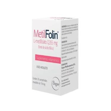 Imagem de Metilfolin Suplemento De Vitaminas C/30 Comp - Megalabs