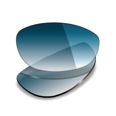 Imagem de Mryok Lentes de reposição UV400 para óculos de sol Oakley Twenty XX 2012, HD Polarized, proteção UV, resistente a impactos e ajuste perfeito - Tom gradiente azul