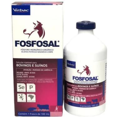 Imagem de Fosfosal 100 ML Multimineral Injetável D Alta Concentração - VIRBAC