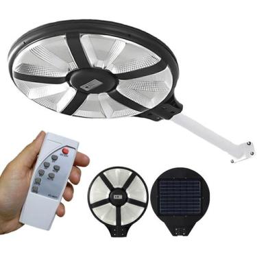 Imagem de Luminaria Solar Ovni 360 graus 400w Gigante Placa led Sensor Ilumina H