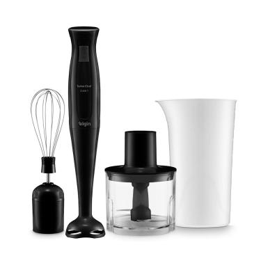 Imagem de Mixer Turbo Chef 3 em 1 Preto - Mistura, Tritura e Bate 200W 220V