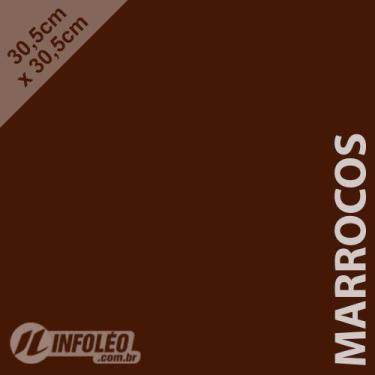 Imagem de Papel 180 gramas 30,5x30,5cm Marrocos (Marrom Escuro) Color Plus - 10 
