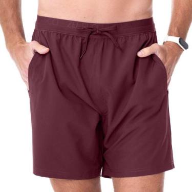 Imagem de Bermuda Masculina Training com Cordão Bordeaux Zee Rucci, G
