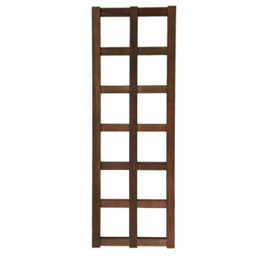 Imagem de Treliça Jardim Vertical Eucalipto 30x90 cm Stain Nogueira - Tudo Jardi