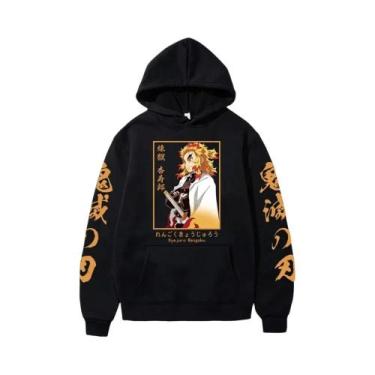 Imagem de Moletom Feminino plus Size Harajuku Demon Slayer Nezuko Com Estampa Gr