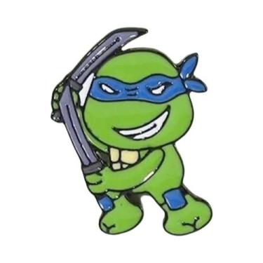 Imagem de Pin De Esmalte Tartarugas Ninja Personalizado Engraçado De Animal Para