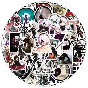 Imagem de Adesivo Nier: Automatas Anime Vinyl PVC impermeável 50 unidades - yiwe