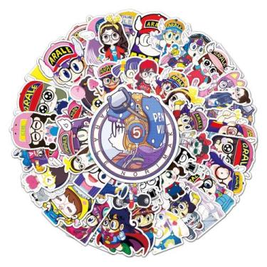 Imagem de Adesivos Arales Anime Cartoon 50 unidades de PVC impermeável - yiweisa