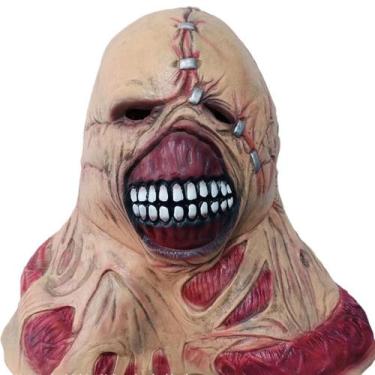 Imagem de Máscara de cosplay Resident Evil Tyrant Halloween Latex 300g - yiweisa