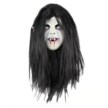 Imagem de Máscara de terror, fantasia de látex facial, Play Hood, para o Hallowe
