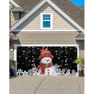 Imagem de Capa de banner de porta de garagem Cantando no Natal 183x396cm - Singi