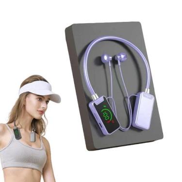 Imagem de Fones de ouvido Bluetooth, placa de som de streaming, faixa de pescoço