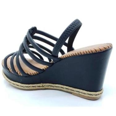 Imagem de SANDÁLIA MISSISSIPI ANABELA TIRAS REF:Q7062 FEMININO-Feminino