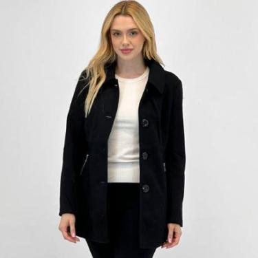 Imagem de Casaco Facinelli Médio com Botão Feminino-Feminino
