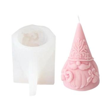 Imagem de Molde De Silicone 3D De Anão Para Velas, Gesso E Resina, Decoração Art