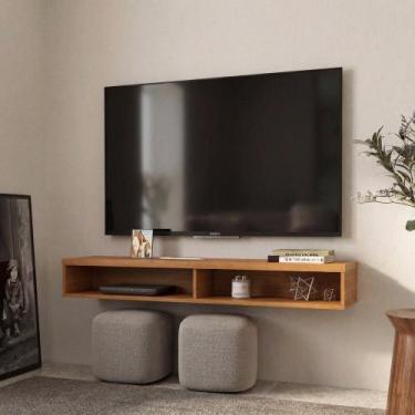 Imagem de Rack Suspenso Nicho Slim 110 cm TV Até 43 Polegadas Para Sala Quarto B