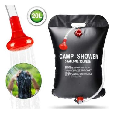 Imagem de Bolsa Chuveiro Portátil Camping 20 Litros Snel Camping  Ducha Portátil