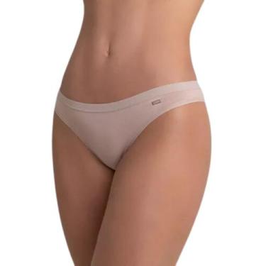 Imagem de Calcinha Loba Lupo 40354-001 Tanga Cintura Baixa Algodão, Natural, P