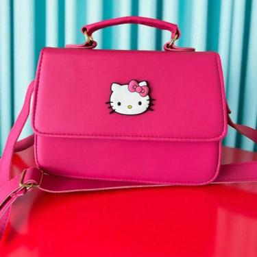 Imagem de Bolsa Infantil Minimalista Hello Kitty Moderna Adolescente - sem marca