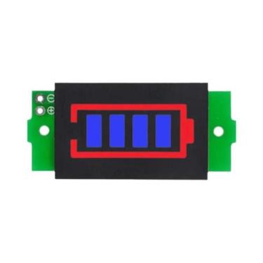 Imagem de Módulo Indicador De Capacidade De Bateria De Lítio Verde Azul Para ESP