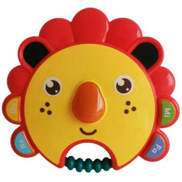 Imagem de Brinquedo Teclado Piano Leãozinho Musical com Som e Luz - Fenix FBB-64
