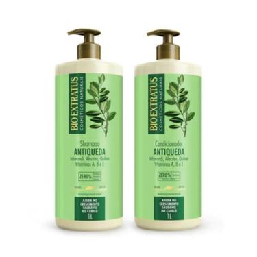 Imagem de Kit Antiqueda Jaborandi Shampoo e Condicionador Bio Extratus