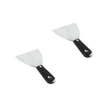 Imagem de 2 Espátulas Javick Lanche Reta Chapeiro Cozinha - Preto