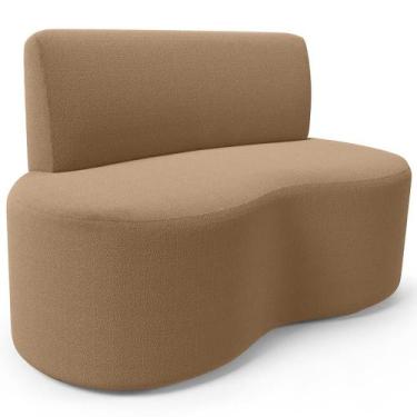 Imagem de Sofá 2 Lugares Orgânico Para Sala de Estar Living Larissa L02 Bouclê M