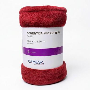 Imagem de Cobertor de Casal Manta em Microfibra Antialérgico 1,8x2,2m Camesa, Ve