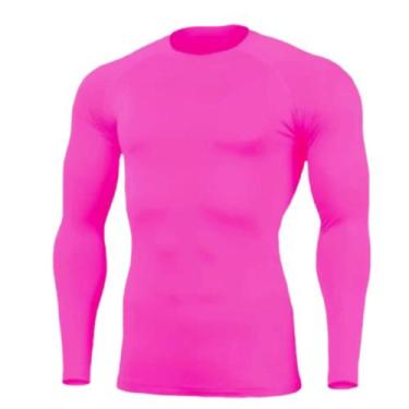 Imagem de Camisa Térmica Masculina Uv 50+ Segunda Pele Camiseta Blusa Malha Fria