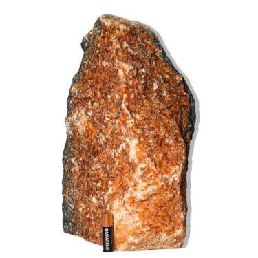 Imagem de 01 Calcita Laranja Pé Serrado 26 a 30cm 7 a 8kg Tipo B - Cristaisdecur