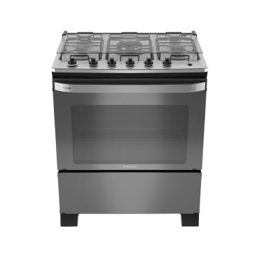 Imagem de Fogao Itachef Reflecta 5Bocas com Mesa de Inox e Tripla Chama Itatiaia