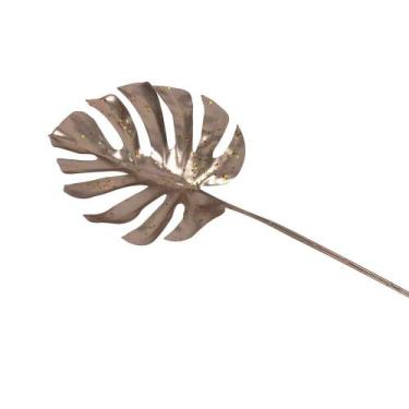 Imagem de Enfeite Decorativo Galho Palmeira 68cm - Niazitex, Champanhe