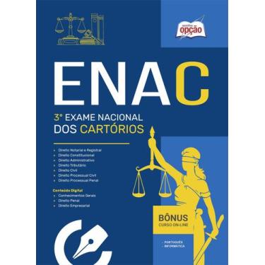 Imagem de Apostila ENAC - Exame Nacional dos Cartórios - Apostilas Opção