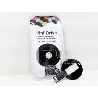 Imagem de Pendrive formato de Disco Vinil - Vinil Drive 8 GB - Reidopendrive