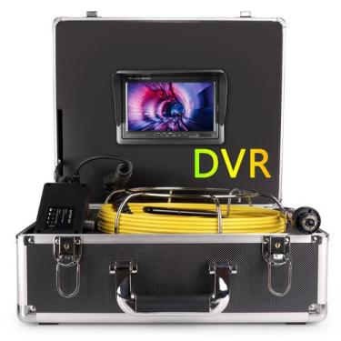 Imagem de Monitor de câmera de inspeção de tubos IP68 de 7 polegadas 100 pés/30 