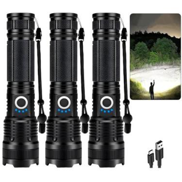 Imagem de Lanterna ECLINCO Kit com 3 Unidades 99.000 lm LED à Prova dÁgua