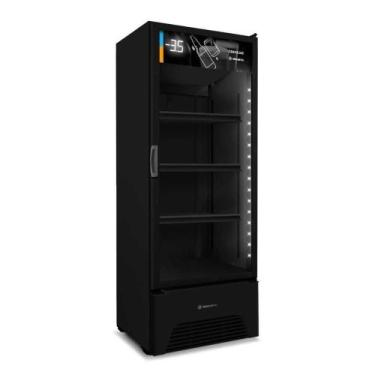 Imagem de Cervejeiro Expositor Porta De Vidro 576 Litros Vn50a All Black 220V Me