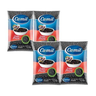 Imagem de Feijão Preto Camil Tipo 1 Premium - Kit 4 Unidades