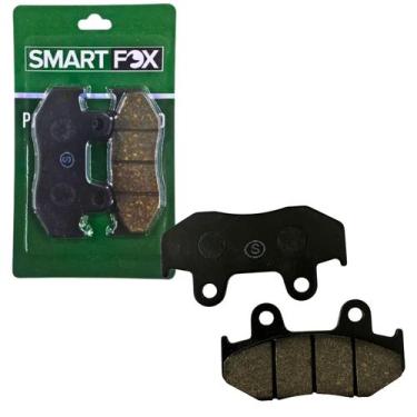 Imagem de Par pastilha de freio dianteiro smartfox honda lead 110 elite 125 xlx3