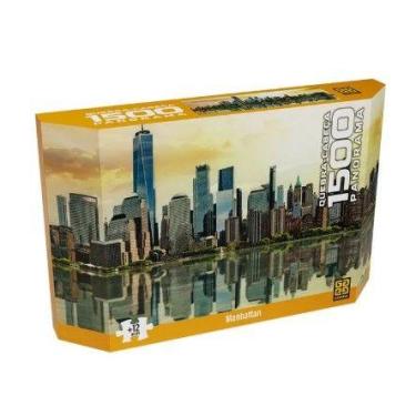 Imagem de Quebra-Cabeça 1500 Peças - Panorama - Manhattan - Grow 4986