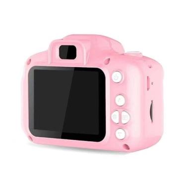 Imagem de Câmera de Vídeo Digital Infantil Tx2372rosa 1080P com Lente Dupla Rosa