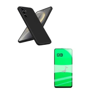 Imagem de Capa Case Silicone + Película de Cerâmica 9D Para Galaxy S25 FE 5G - L