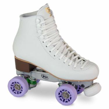 Imagem de Patins Rye Adventure Branco V2 (rodas lilás), 35br