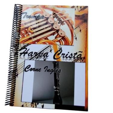 Imagem de Harpa Cristã Capa Dura para Trompa, Cornê Inglês, Fá Maior, Clave de S