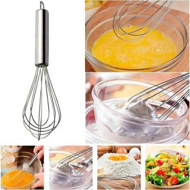 Imagem de Batedor de Claras Inox Silver 25cm - Em Casa Tem - NoBrand