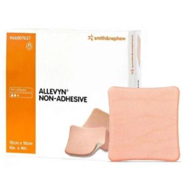 Imagem de Curativo Allevyn Non Adhesive 10x10cm Caixa c/ 10un - Smith and Nephew