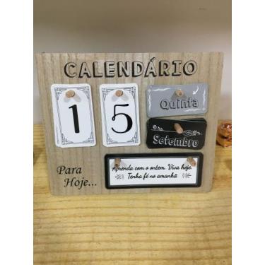 Imagem de Enfeite Calendário em MDF - Golden Rio Imp.